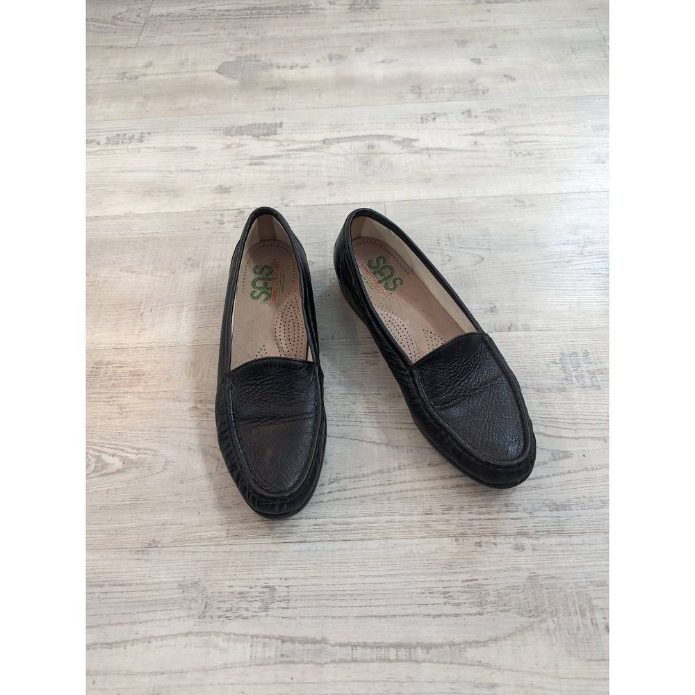 SAS Simplify Loafer Slip On Moccasin Tripad Comfort Black #B5122761 size 9S